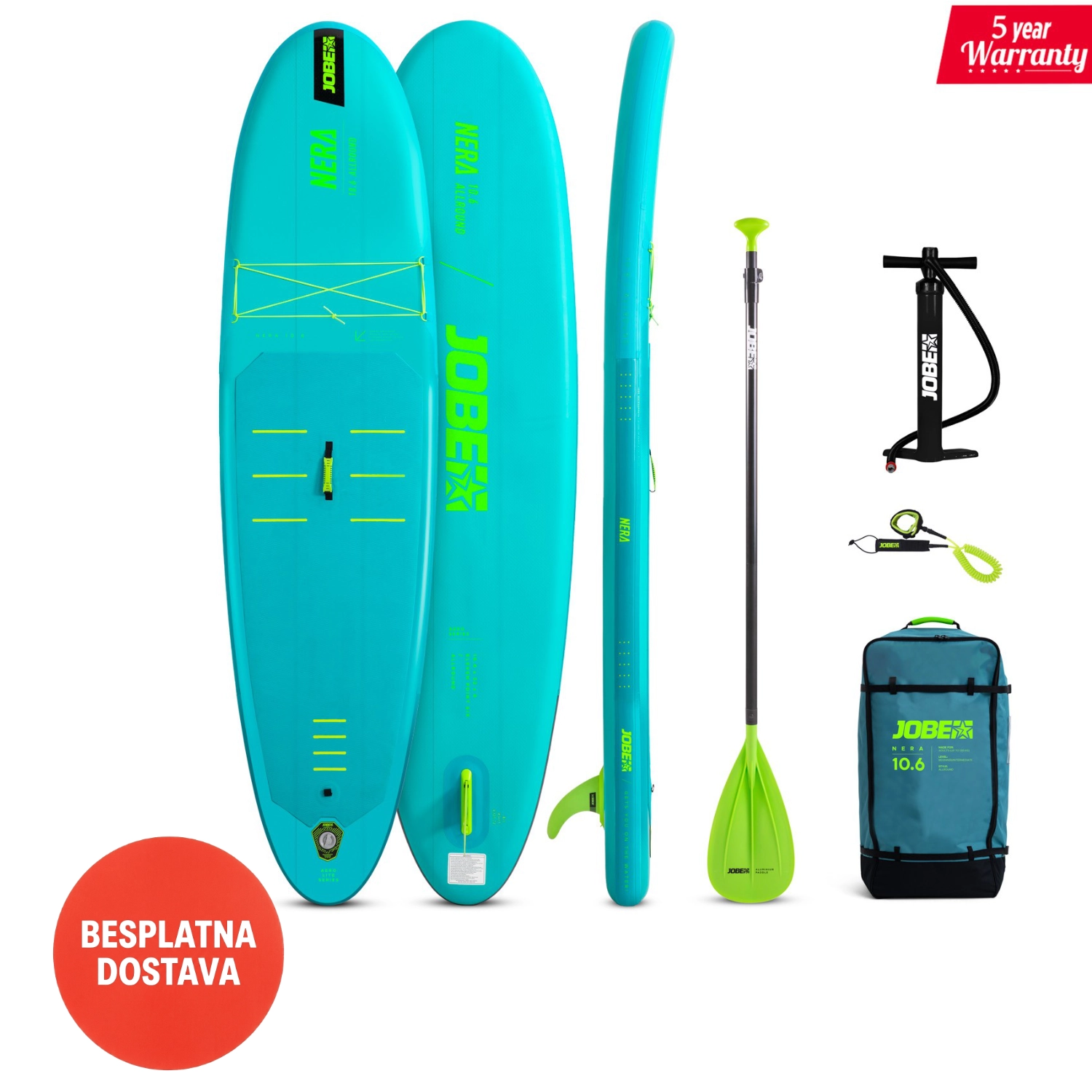 JOBE Aero Nera SUP Lite Board 10.6 JOBE Aero Nera SUP Lite Board 10.6